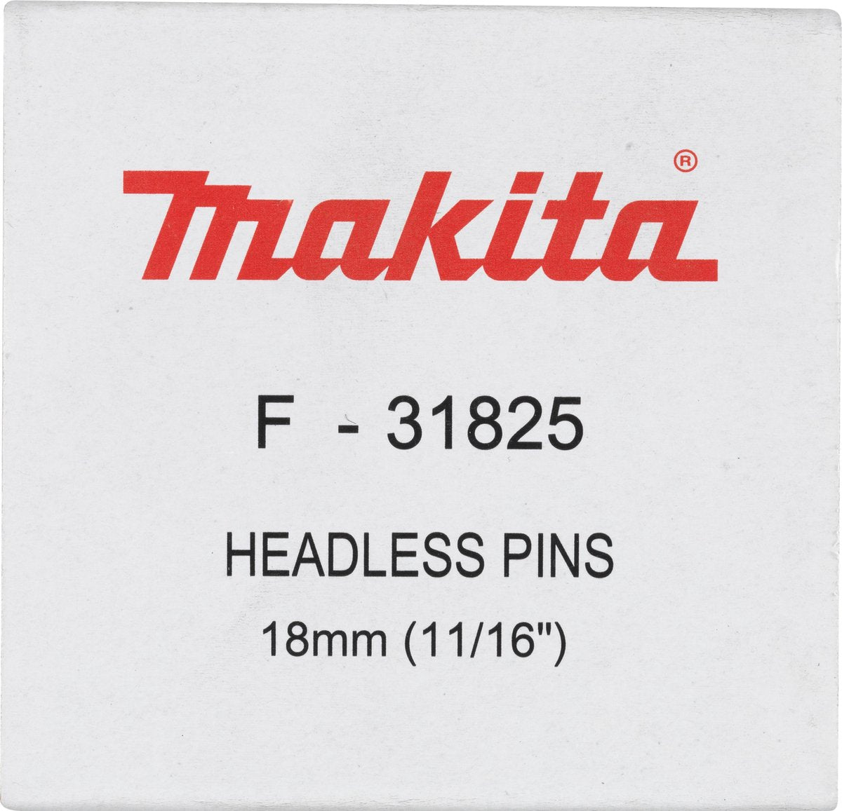 Makita f-32142 pin vk 18mm rvs