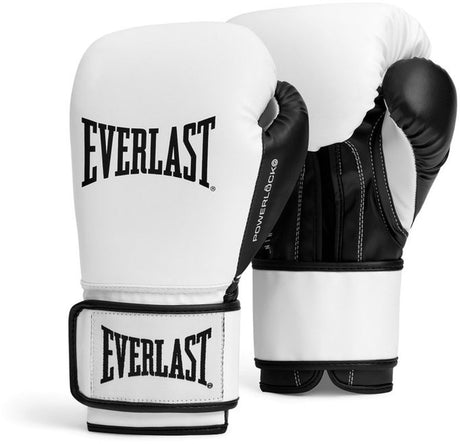 Everlast powerlock og training (kick)bokshandschoenen klittenband, wit zwart, 14-oz 14 oz