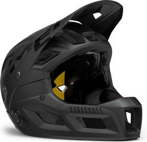 Met parachute mcr mips fietshelm mannen vrouwen – mtb bmx fietshelm volwassenen - maat m (56-58cm) - black matt glossy m