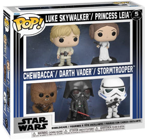 Funko star wars star wars vinylfiguurtjes (set van 5) unisex pop! - neutraal - standard