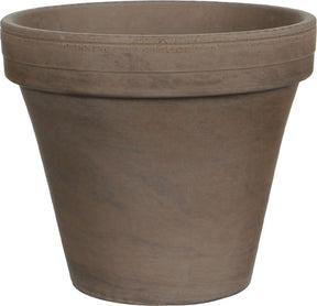 Mica decorations - terracotta bloempot stan h19d22 grijs basalt