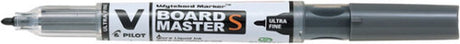 Pilot v-board master whiteboardmarker, ronde punt, 0,8 mm, zwart 10 stuks