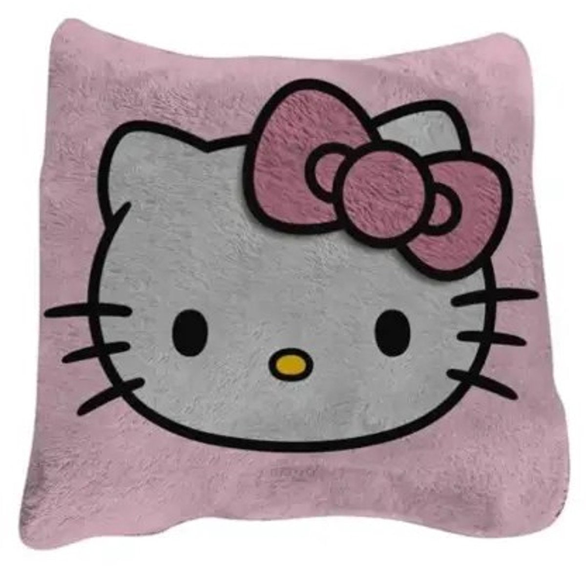 Hello kitty fleece plaid + kussen 100 x 150 cm - 40 x 40 cm - polyester - pre order
