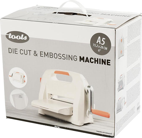 Creativ company stans- en embossingmachine, a5 15,5x21 cm, 1 stuk