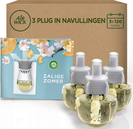 Air wick zalige zomer - 3 navullingen voor elektrische luchtverfrisser