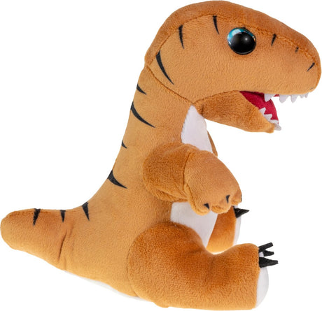Lumo stars knuffel dino t-rex baby 15cm - pluche dinosaurus speelgoed.