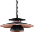 Eglo brenda hanglamp - e27 - ø 43 cm - zwart koper