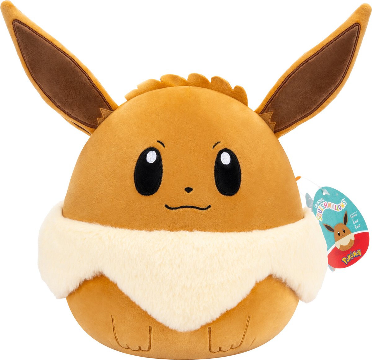 Squishmallows pokémon knuffel pluche - evoli, 35cm