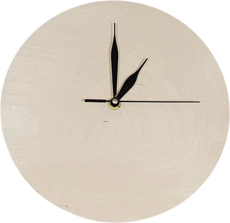 Hobbygroep houten klok diy uurwerk 25 cm knutselproject.