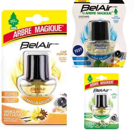 Arbre magique - luchtverfrisser aqua 7ml navul - luchtverfrisser - polypropyleen (pp) - zwart