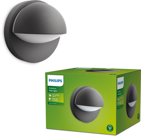 Philips june buitenwandlamp - antraciet