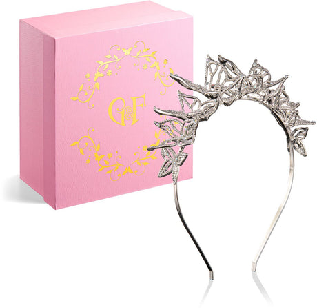 Noble collection wicked glinda wedding tiara butterflies