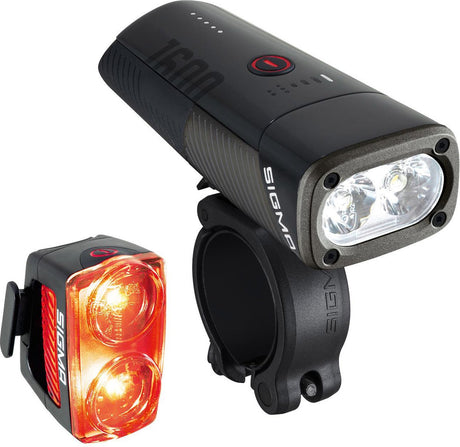 Sigma sport sigma verlichtingsset buster 1600 + rl 150 usb-c