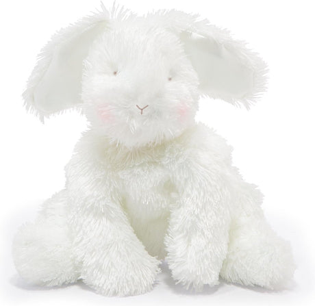 Bunnies by the bay blossom floppy bun knuffel - knuffeldier - geborduurde details - konijn - 20 cm - wit
