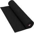 Colorations zwarte viltrol knutselmateriaal 160 gsm 5 meter x 45 cm.