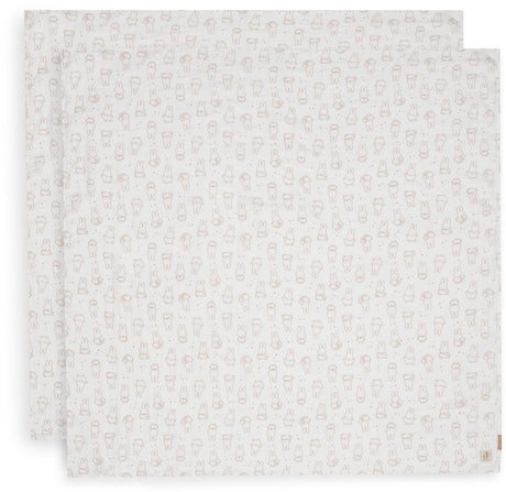Jollein hydrofiele doek large 115x115cm miffy moments l.terra (2p)