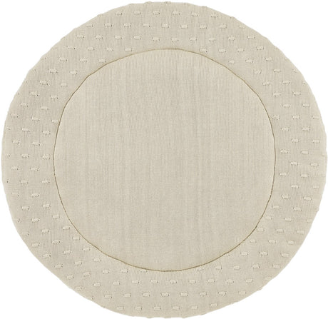 Meyco baby knots boxkleed rond - ⌀95cm - soft sand