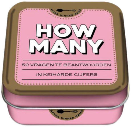 Imagegroup kaartspel - after dinner game - how many