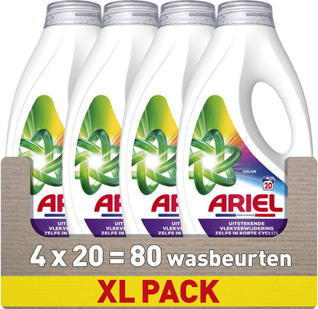 Ariel wasmiddel kleur - 4 x 20 wasbeurten