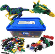 Clics nano – creative builders 2000 piece set – 15 in 1 bouwblokken – speelgoed gemaakt van 100% recycled plastic – speelgoed 8, 9, 10, 11, 12 jaar – constructie speelgoed