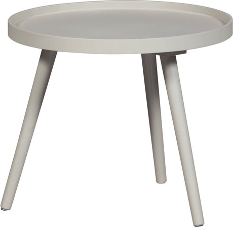 Woood mesa bijzettafel m - hout - zand - 45 cm x ø45