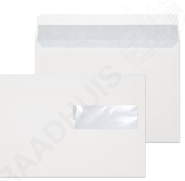 Raadhuis dienstenvelop ea5 - 156x220mm - venster rechts - met plakstrip - wit - 500 stuks - envelop