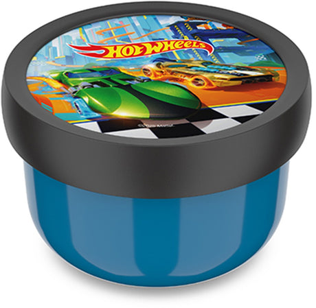 Mepal fruitbox campus - 300 ml - inclusief fruitvorkje - sluit goed af - snackdoosje - hot wheels