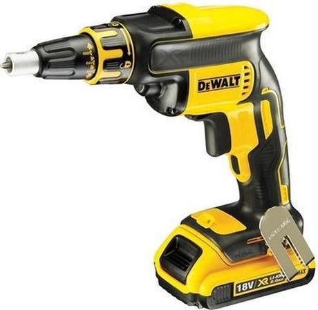 Dewalt dcf620d2-qw 18v li-ion accu gipsschroefmachine set (2x 2,0ah) in tstak - 30nm - 220mm