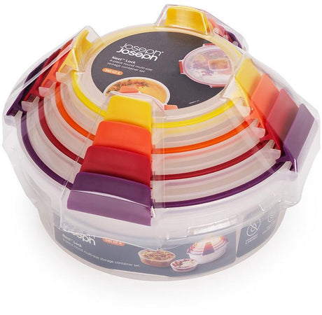 Joseph joseph nest lock 4-delige vershoudbakken set, rond, multisize