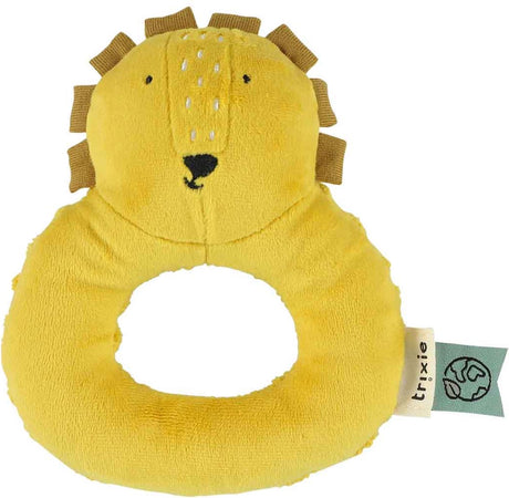 Trixie rammelaar - mr. lion - zacht baby speelgoed met knispergeluid - sensorisch speelgoed - vanaf 3 maanden