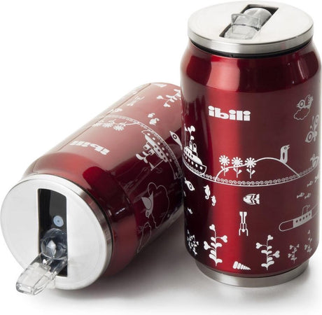 Ibili thermo blikje 330cl - rood