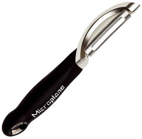 Microplane dunschiller zwart rvs