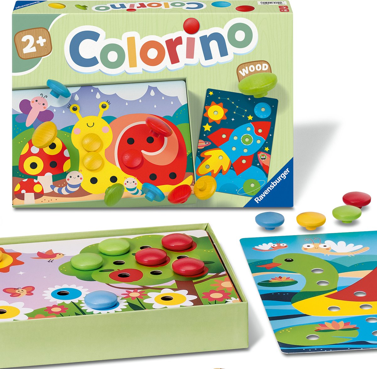 Ravensburger - my wooden colorino - educatief spel - vanaf 2 jaar