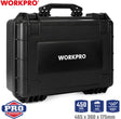 Workpro wp283004 waterdichte veiligheidskoffer 450 mm – heavy duty – schokbestendig stofvrij – met plukschuim