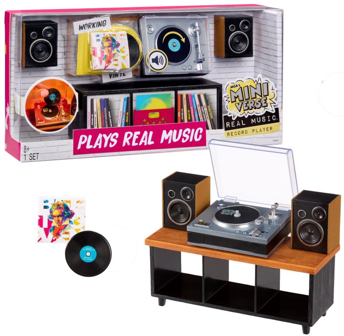 Miniverse real music-platenspeler