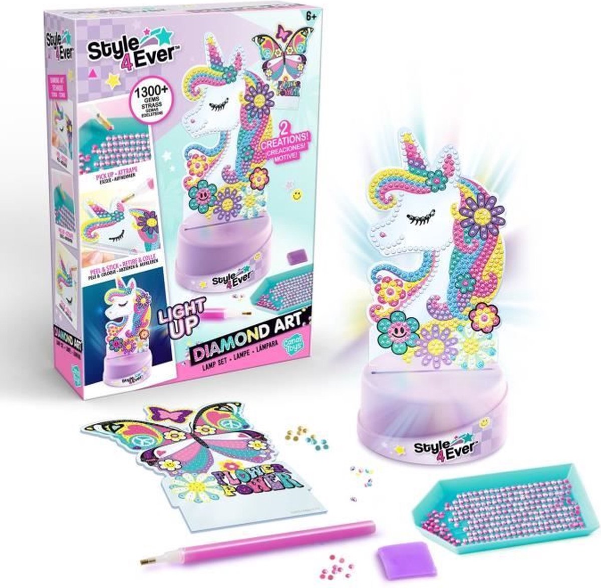 Canal toys diamond art lamp set