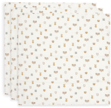 Jollein hydrofiele doek small 70x70cm jollies (3pack)