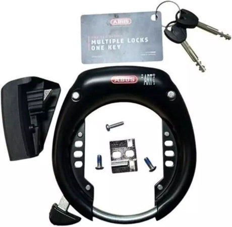 Abus fietsslot - framebevestiging - xplus sleutelsysteem - zwart - 78mm breed