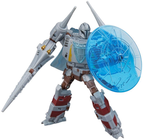 Transformers star wars x action figure the mandalorian n-1 starfighter