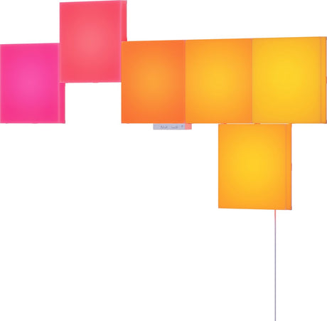 Nanoleaf blocks big squares smarter kit - 6 squares - squares - rgbw - google, apple, alexa compatibel
