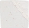 Jollein twinkling hoeslaken ledikant - 60 x 120 cm - jersey - wild rose