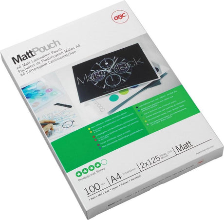 Gbc lamineerhoezen a4 2x125 micron (100)