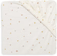 Jollein hoeslaken ledikant - 70 75x140 150cm - jersey - kangaroots - dusty dot
