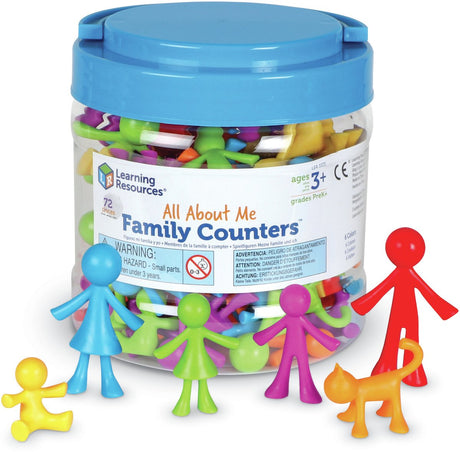 Learning resources all about me family counters® (set van 72) - 3+