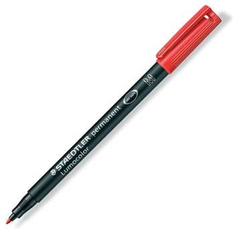 Staedtler permanente markeerstift lumocolor 317-2 m rood (10 stuks)