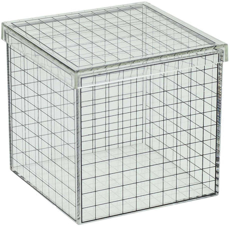 Albatros hengelsport transparante 3d rasterkubus - 10x10x10 cm
