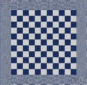 Ddddd - barbeque - 6x keukendoek - set van 6 stuks - keukenhanddoeken - 50x55cm - blauw