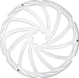 Bbb cycling schijfrem powerstop 6-gaats remschijf bbs-115 - zilver - 220 mm