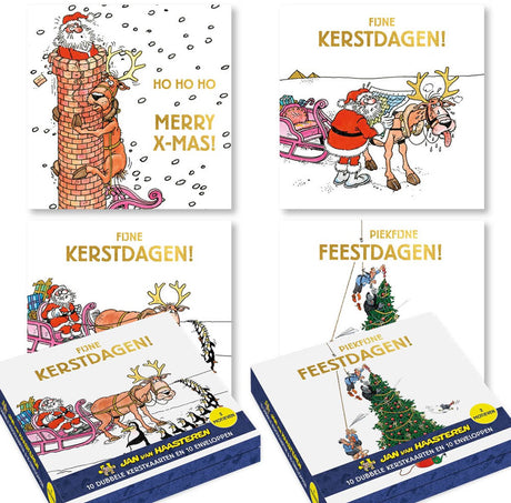 Jan van haasteren kerstkaarten - set 1
