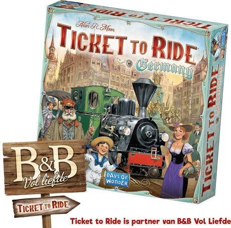 Days of wonder - ticket to ride germany - stedeneditie - bordspel